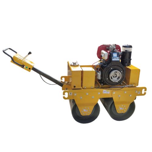 Walk Behind Double Drums Roller Machine